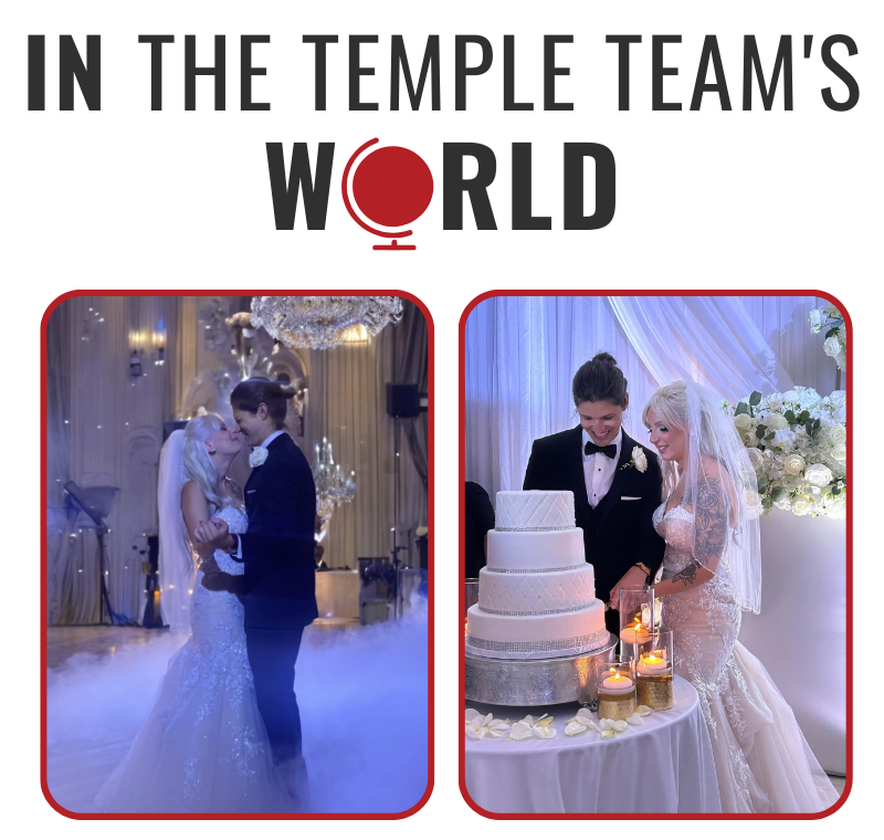 In The Temple Team's World: photos from wedding reception