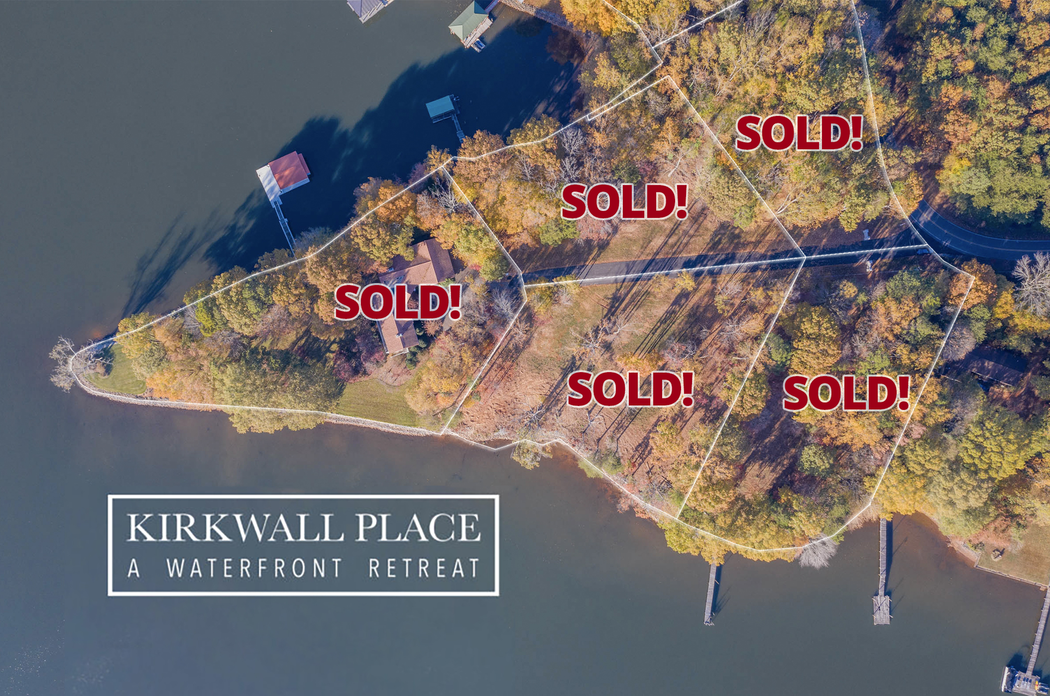 Kirkwall Place, A Waterfront Retreat. All lots are sold!